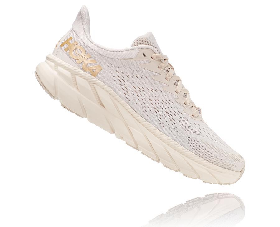 Tenis Hoka One One Mujer Blancos - Clifton 7 - IEVR10384